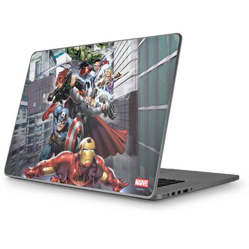 Marvel Avengers Attack Apple MacBook Pro 17-inch Skin